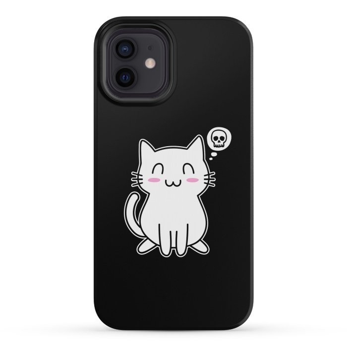 iPhone 12 mini StrongFit My Lovely Kitty by Mitxel Gonzalez