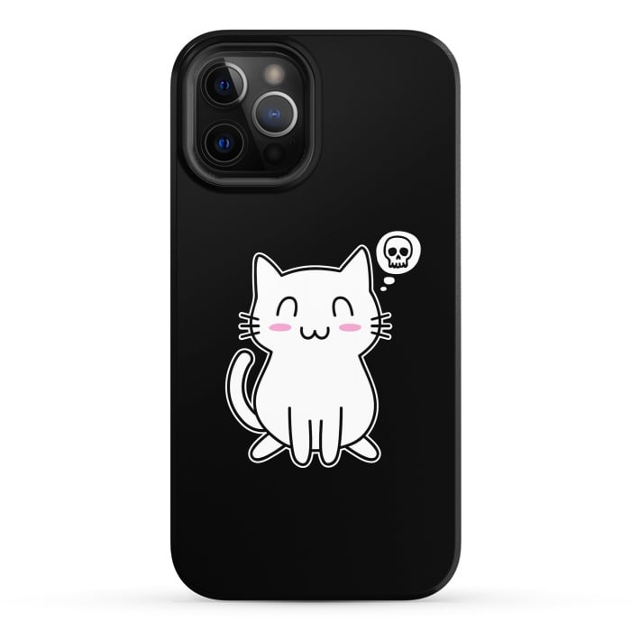 iPhone 12 Pro StrongFit My Lovely Kitty by Mitxel Gonzalez