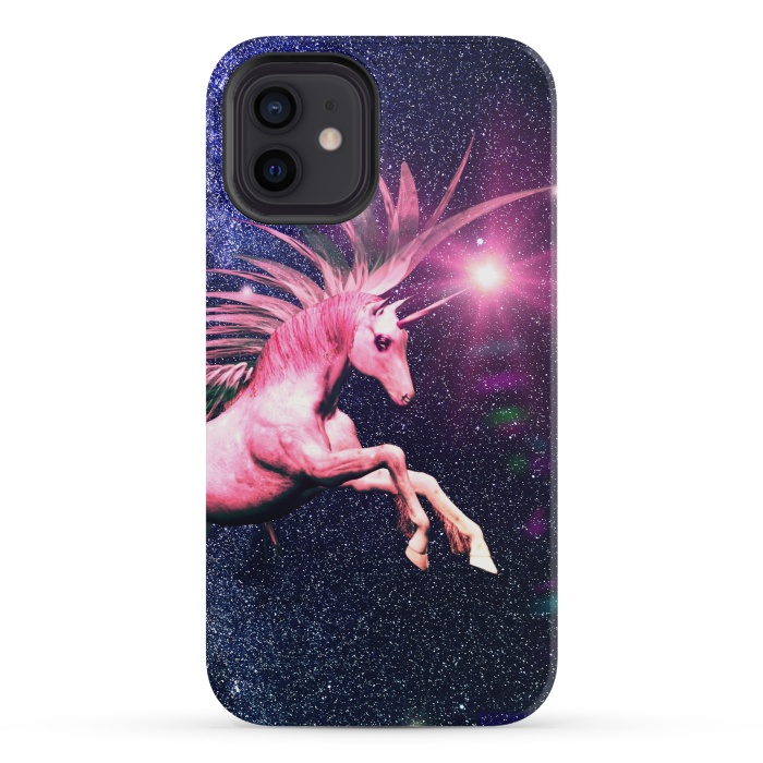 iPhone 12 mini StrongFit Unicorn Blast by Gringoface Designs