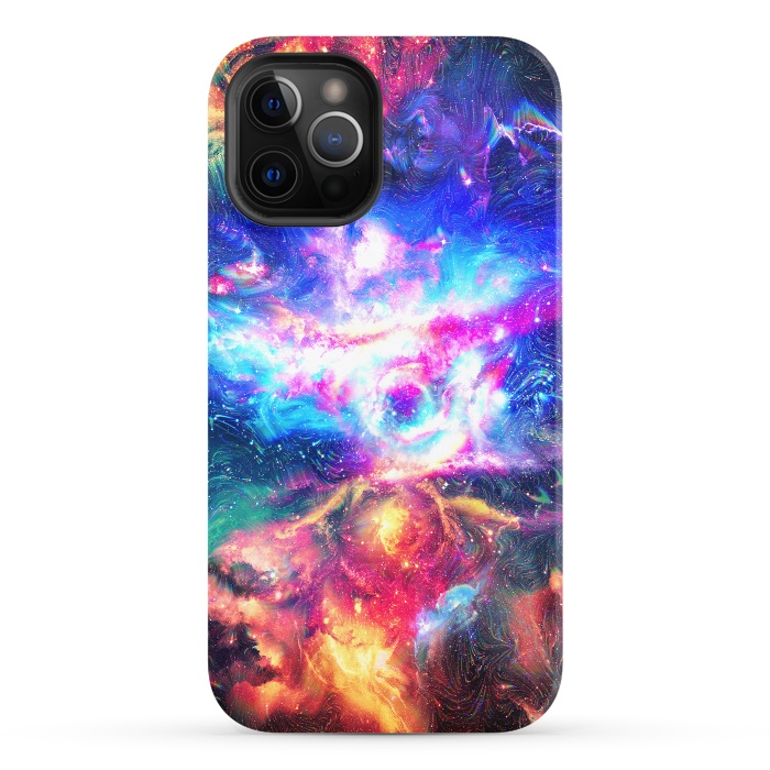 iPhone 12 Pro StrongFit Colorful Galaxy by Art Design Works