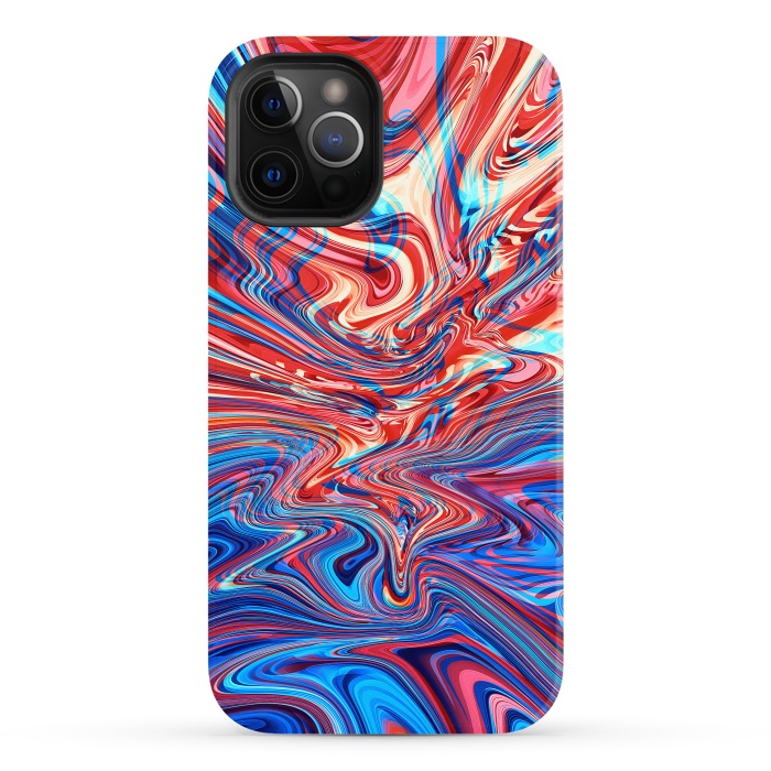 iPhone 12 Pro StrongFit Abstract Waves by Art Design Works