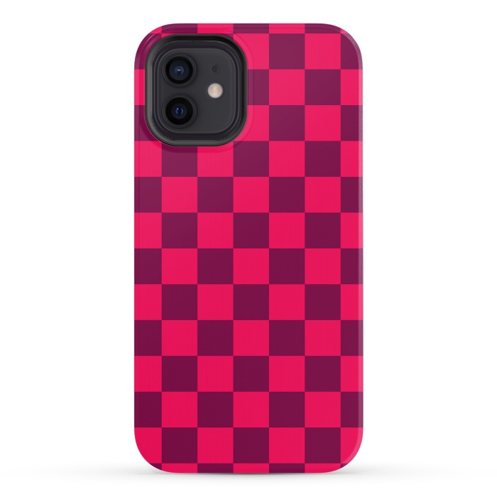 iPhone 12 StrongFit Checkered Pattern IV by Art Design Works