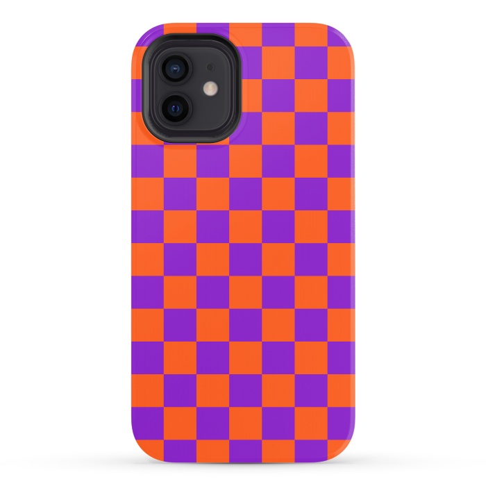 iPhone 12 StrongFit Checkered Pattern VIII by Art Design Works
