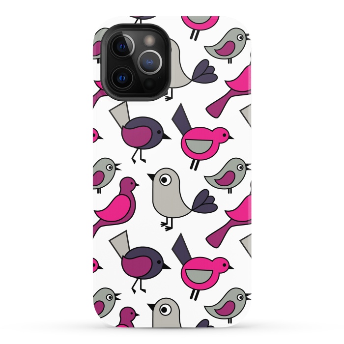 iPhone 12 Pro StrongFit Cute birds by Martina