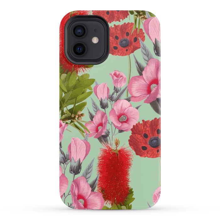 iPhone 12 StrongFit Bushland Florals by Zala Farah