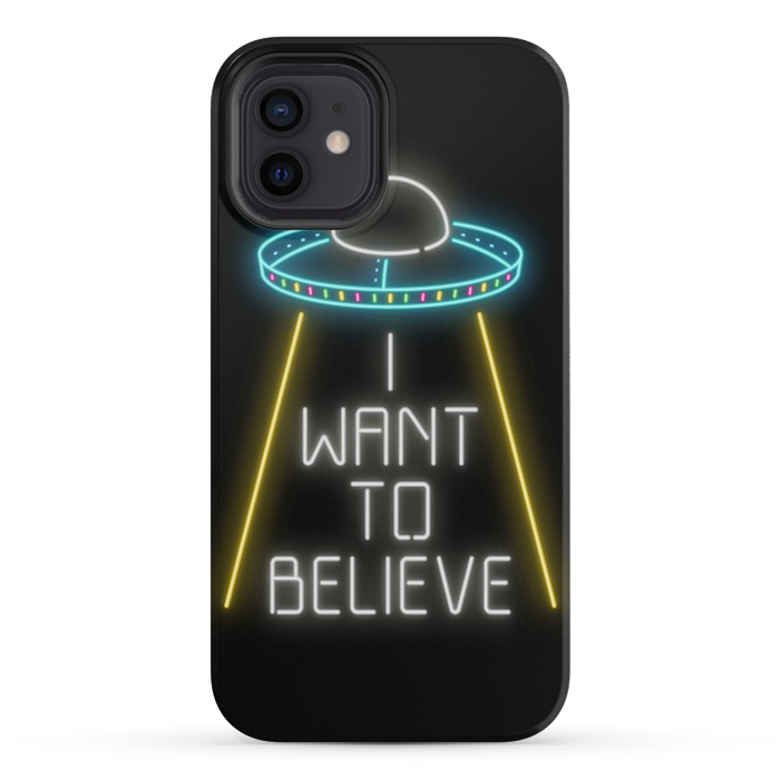 iPhone 12 mini StrongFit I want to believe by Laura Nagel