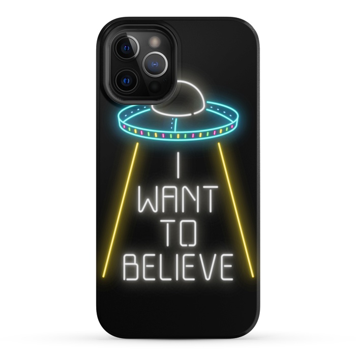 iPhone 12 Pro StrongFit I want to believe by Laura Nagel