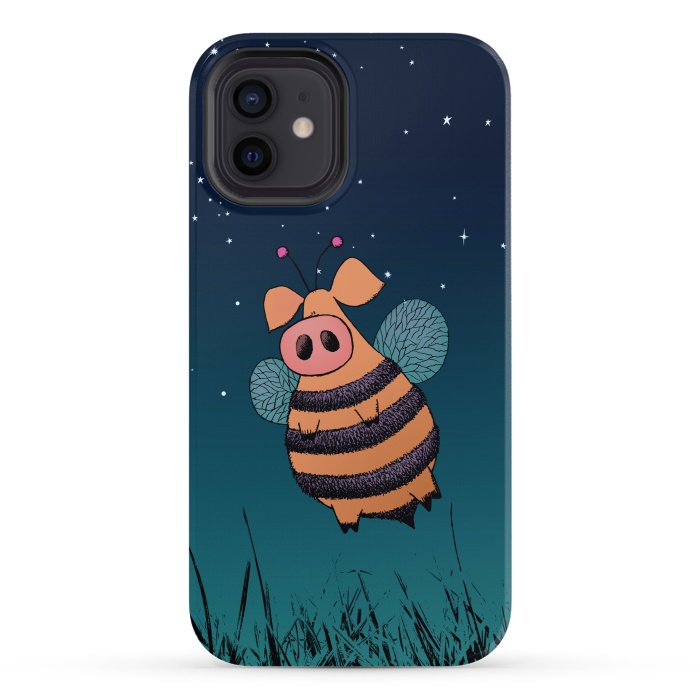 iPhone 12 StrongFit Bumblepig by Mangulica