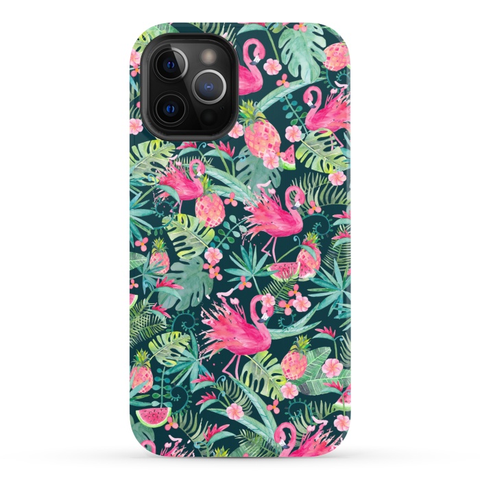 iPhone 12 Pro StrongFit Tropical Summer by gingerlique