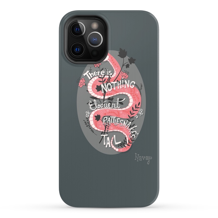 iPhone 12 Pro StrongFit There is nothing as eloquent as a rattlesnake's tail by Jelena Obradovic