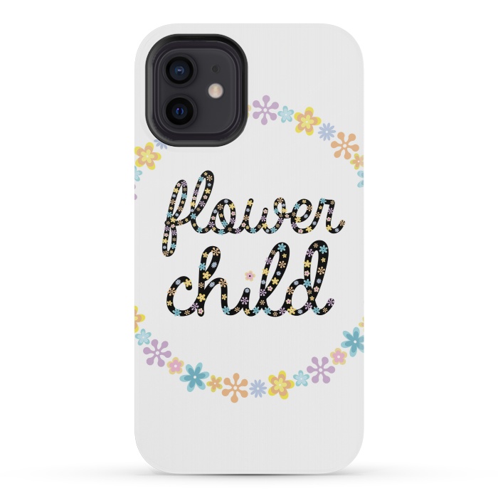 iPhone 12 mini StrongFit Flower child by Laura Nagel