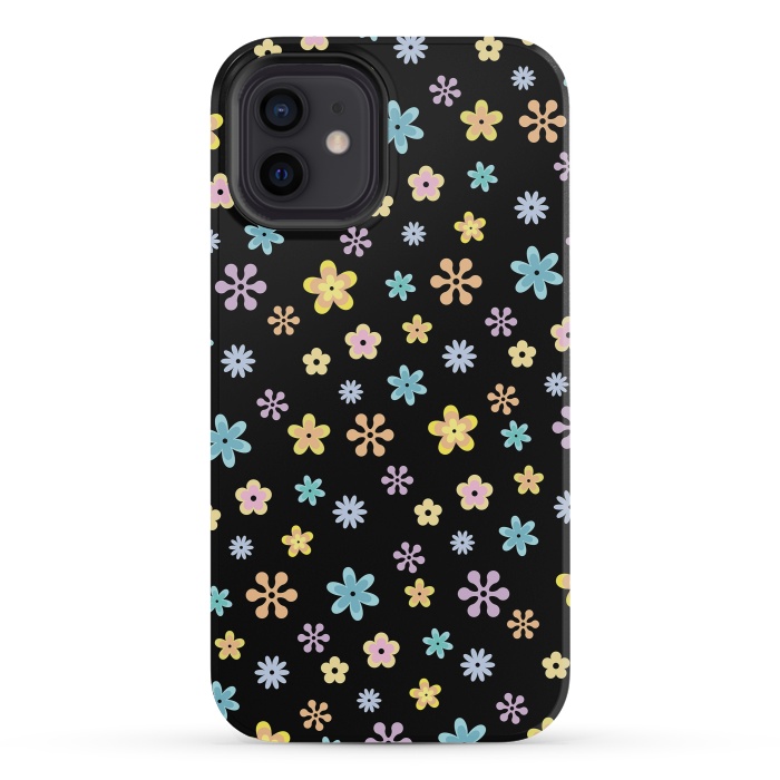 iPhone 12 mini StrongFit Flowers by Laura Nagel