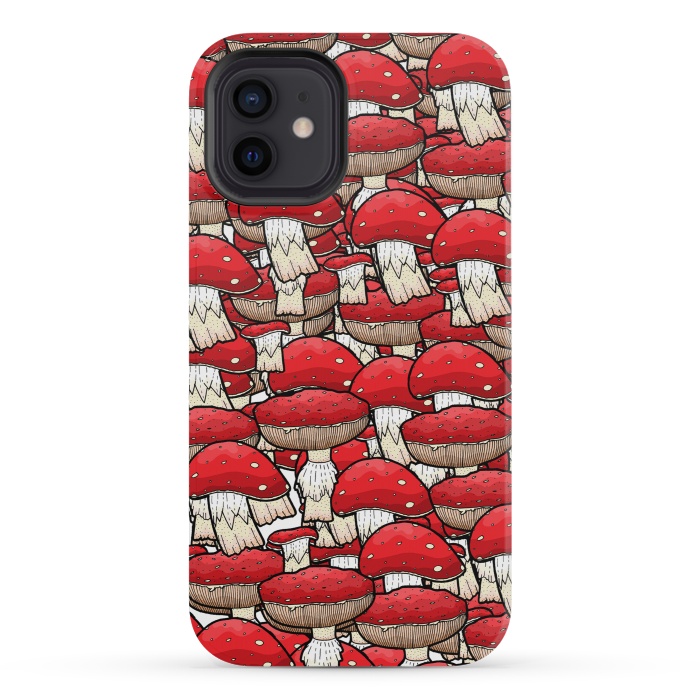 iPhone 12 mini StrongFit The red mushrooms by Steve Wade (Swade)