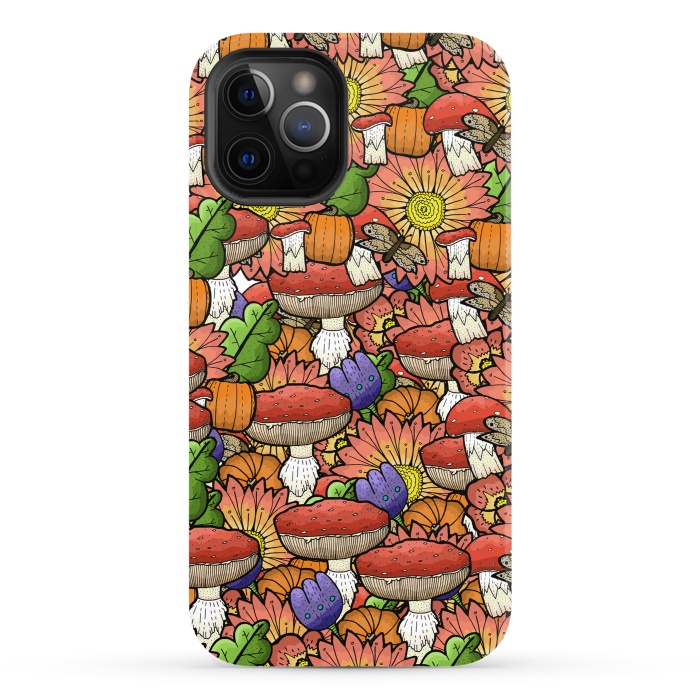 iPhone 12 Pro StrongFit Autumn Pattern by Steve Wade (Swade)