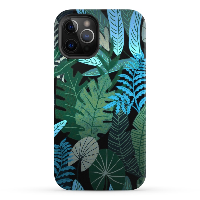 iPhone 12 Pro StrongFit Tropical Jungle at Night- Eve's Jungle by  Utart