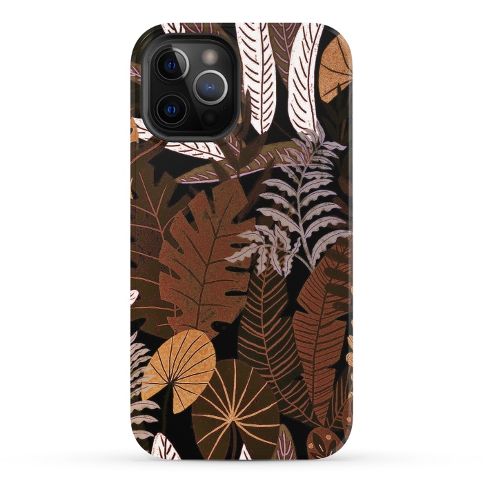 iPhone 12 Pro StrongFit Eve's tropical Jungle at Night  by  Utart