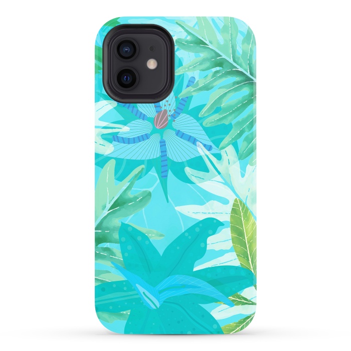 iPhone 12 StrongFit Eve's blue Aroma Garden by  Utart
