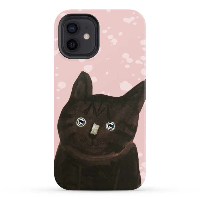 iPhone 12 StrongFit LOVELY KITTY by Michael Cheung