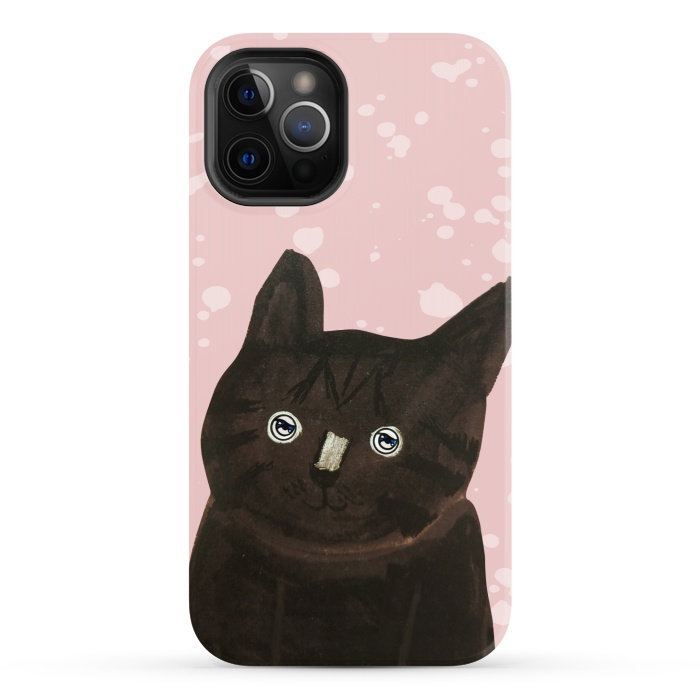 iPhone 12 Pro StrongFit LOVELY KITTY by Michael Cheung