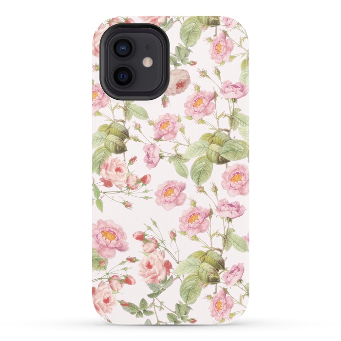 iPhone 12 StrongFit Blush Roses  by  Utart