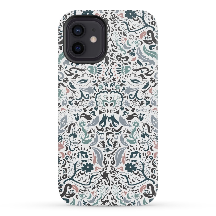 iPhone 12 mini StrongFit Persian Dreams by Pom Graphic Design
