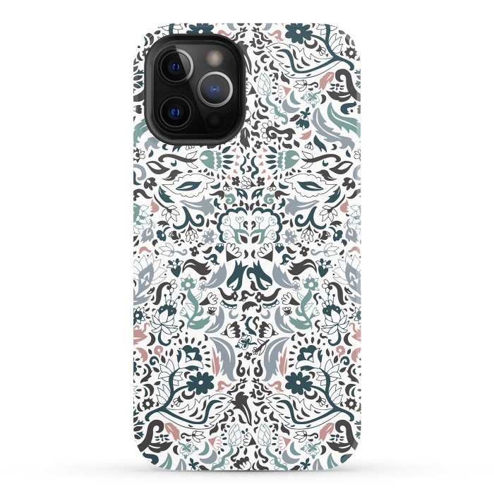 iPhone 12 Pro StrongFit Persian Dreams by Pom Graphic Design