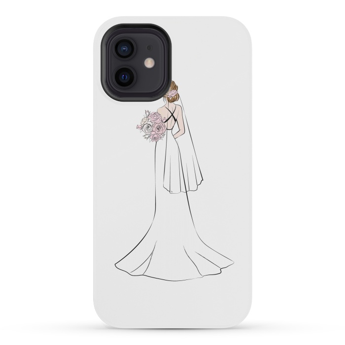 iPhone 12 mini StrongFit Pretty Bride by Martina