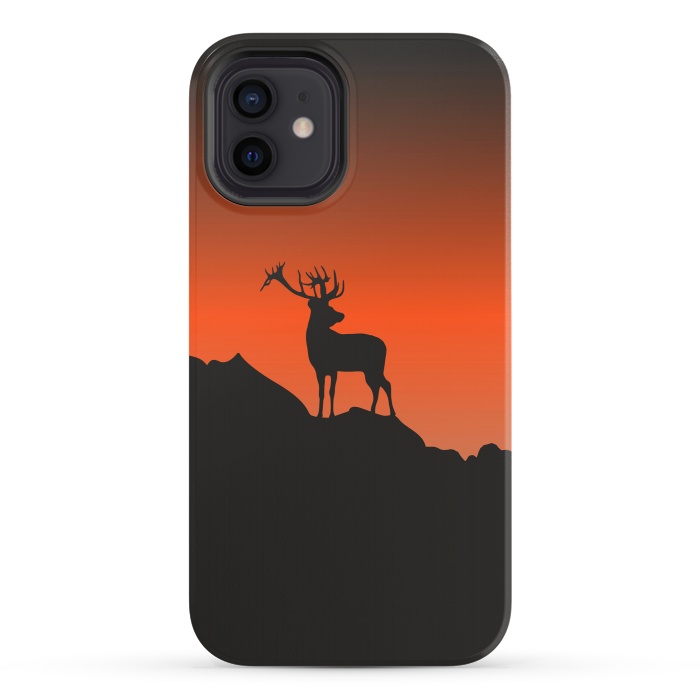 iPhone 12 StrongFit Deer Calling by Creativeaxle