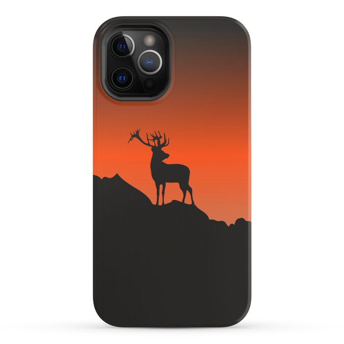 iPhone 12 Pro StrongFit Deer Calling by Creativeaxle
