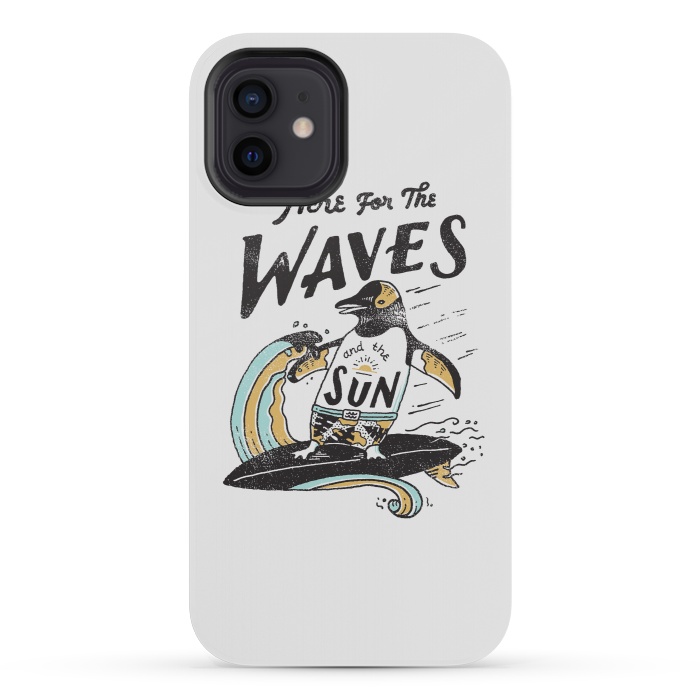 iPhone 12 mini StrongFit The Waves by Tatak Waskitho