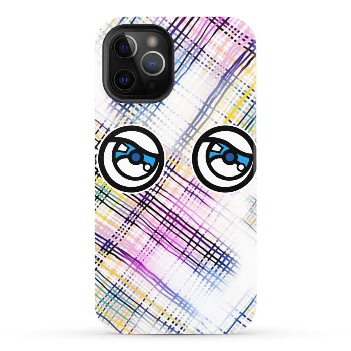iPhone 12 Pro StrongFit Modern Tartans 2 by Michael Cheung