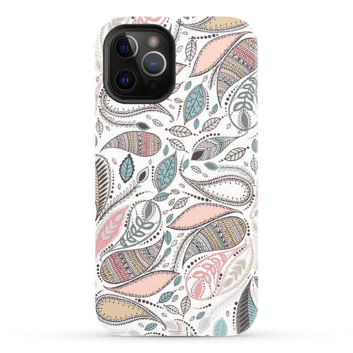 iPhone 12 Pro StrongFit Paisley  by Rose Halsey