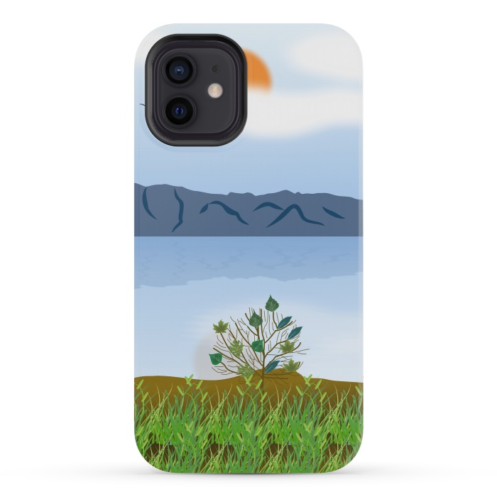 iPhone 12 mini StrongFit Morning Glory by Creativeaxle
