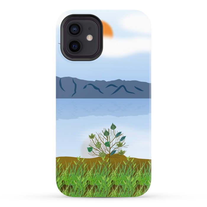 iPhone 12 StrongFit Morning Glory by Creativeaxle
