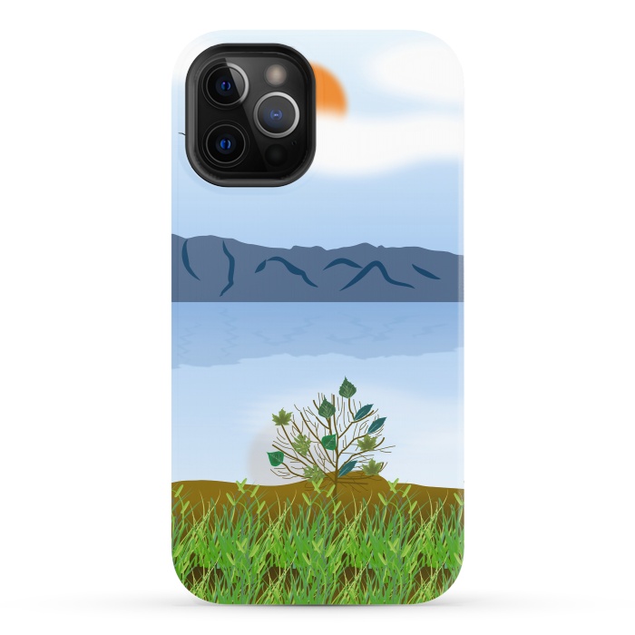 iPhone 12 Pro StrongFit Morning Glory by Creativeaxle