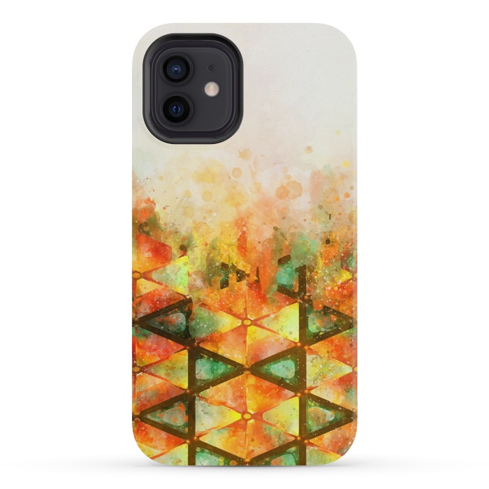 iPhone 12 mini StrongFit Hidden Triangles by Creativeaxle