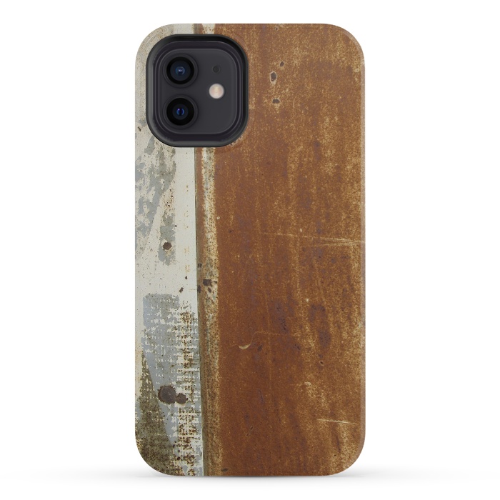 iPhone 12 mini StrongFit Rusty Metal Surface by Andrea Haase
