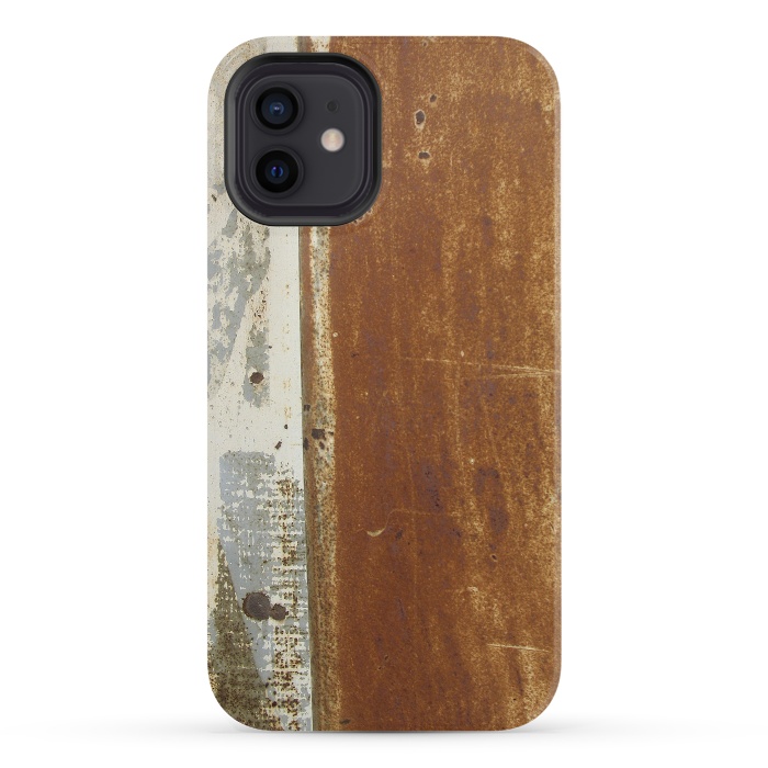 iPhone 12 StrongFit Rusty Metal Surface by Andrea Haase