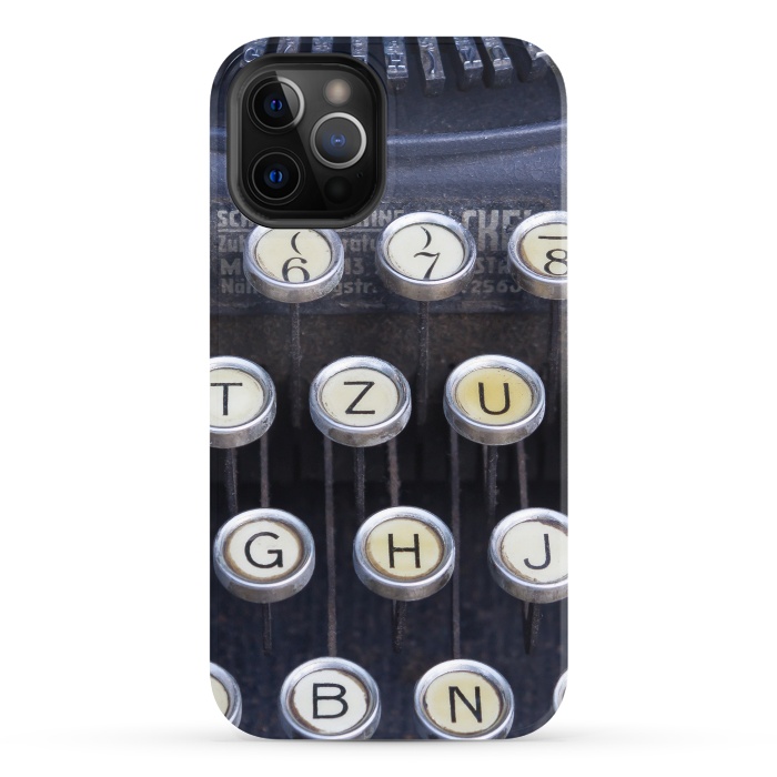 iPhone 12 Pro StrongFit Old Typewriter by Andrea Haase