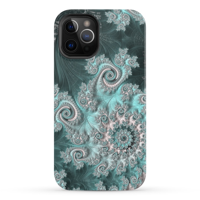 iPhone 12 Pro StrongFit Swirly magical fractal by Andrea Haase