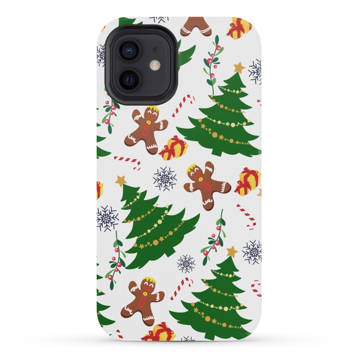 iPhone 12 mini StrongFit Holly Jolly Christmas by Allgirls Studio