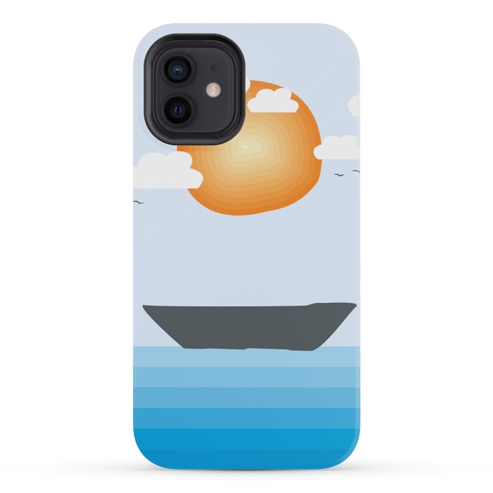 iPhone 12 mini StrongFit Lost Ship by Creativeaxle