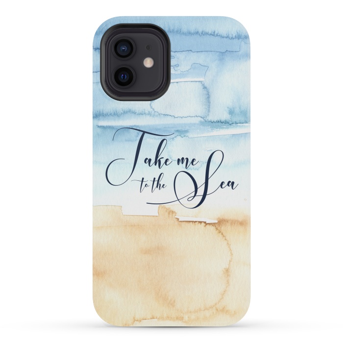 iPhone 12 mini StrongFit Take Me to the Sea by Noonday Design