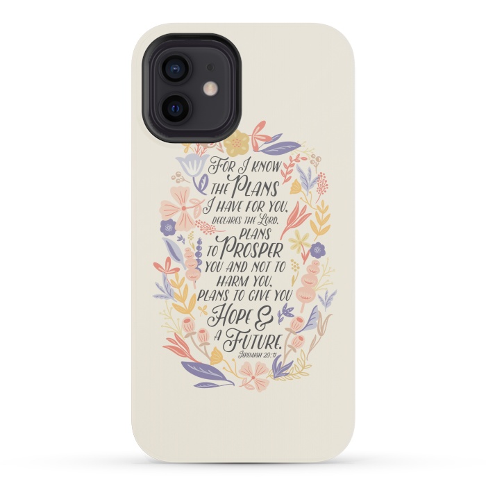 iPhone 12 mini StrongFit Jeremiah 29:11 by Noonday Design