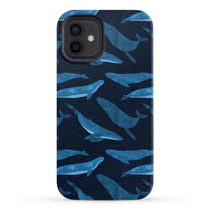 iPhone 12 StrongFit Whales in the Deep by Noonday Design