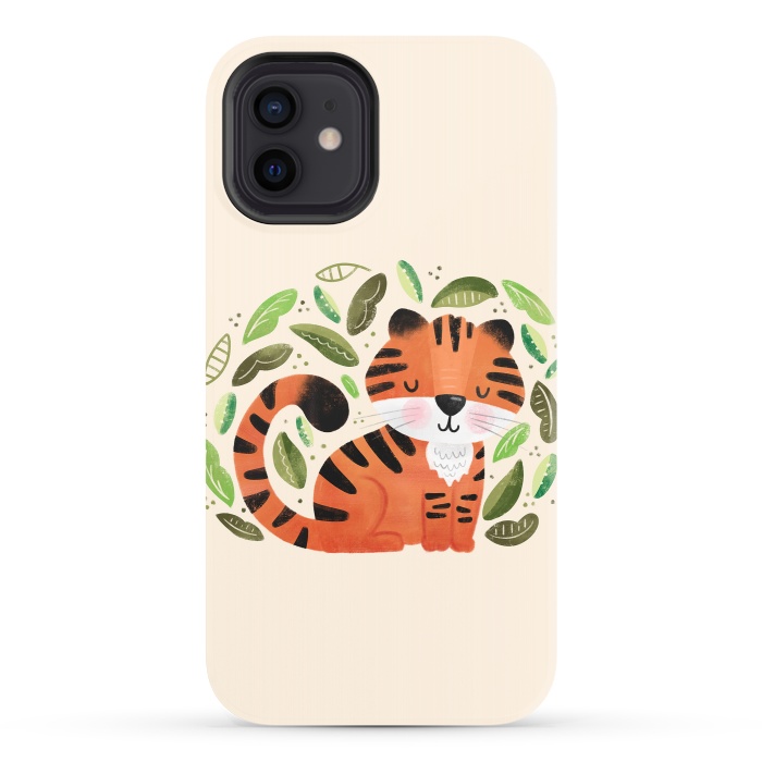 iPhone 12 StrongFit Tiger Cutie by Noonday Design
