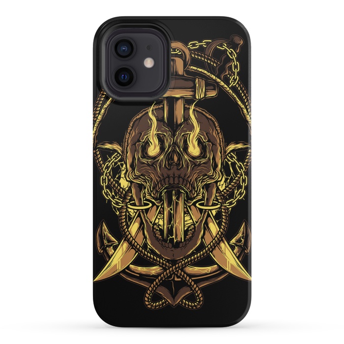iPhone 12 mini StrongFit Death Pirate by Afif Quilimo