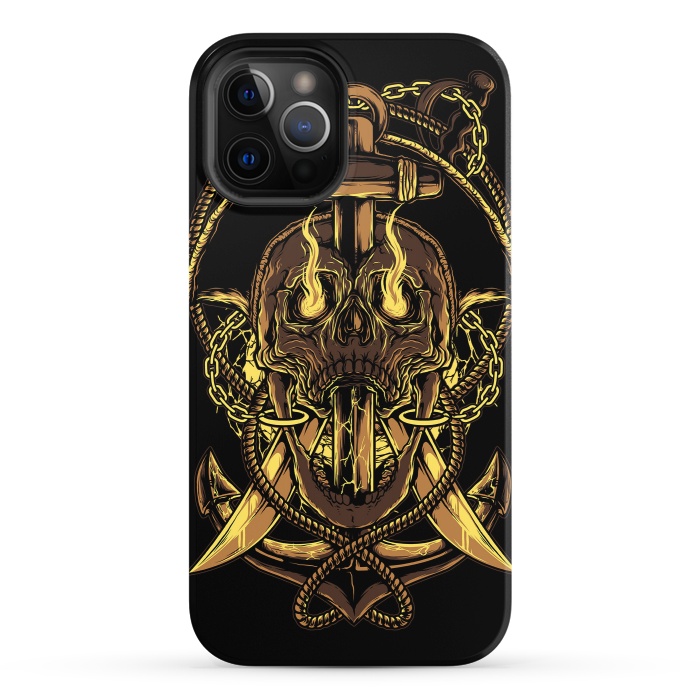 iPhone 12 Pro StrongFit Death Pirate by Afif Quilimo