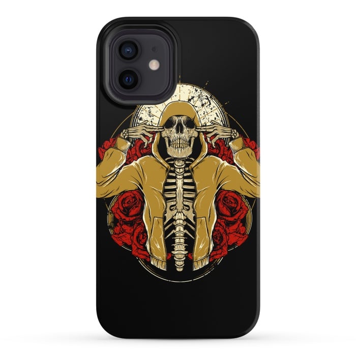 iPhone 12 StrongFit Hip Hop and Roses by Afif Quilimo