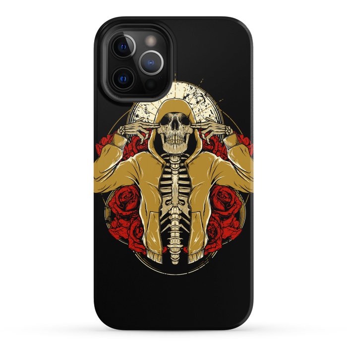 iPhone 12 Pro StrongFit Hip Hop and Roses by Afif Quilimo